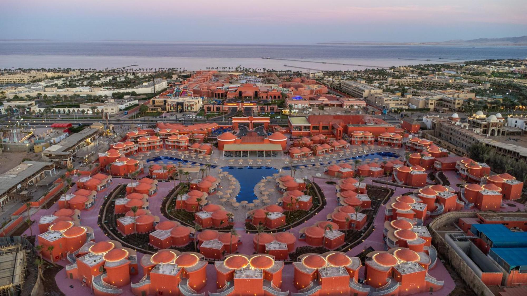 Pickalbatros Laguna Club Resort Sharm El Sheikh Exterior photo Aerial view of the resort