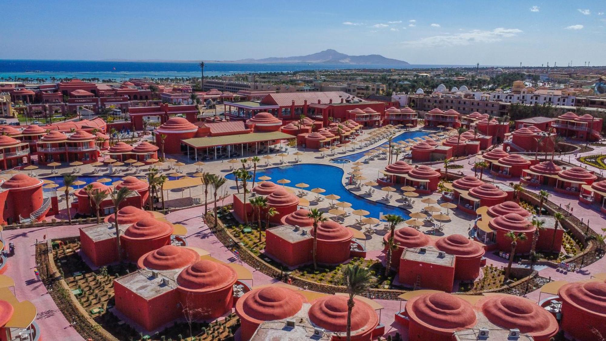 Pickalbatros Laguna Club Resort Sharm El Sheikh Exterior photo Aerial view of the resort
