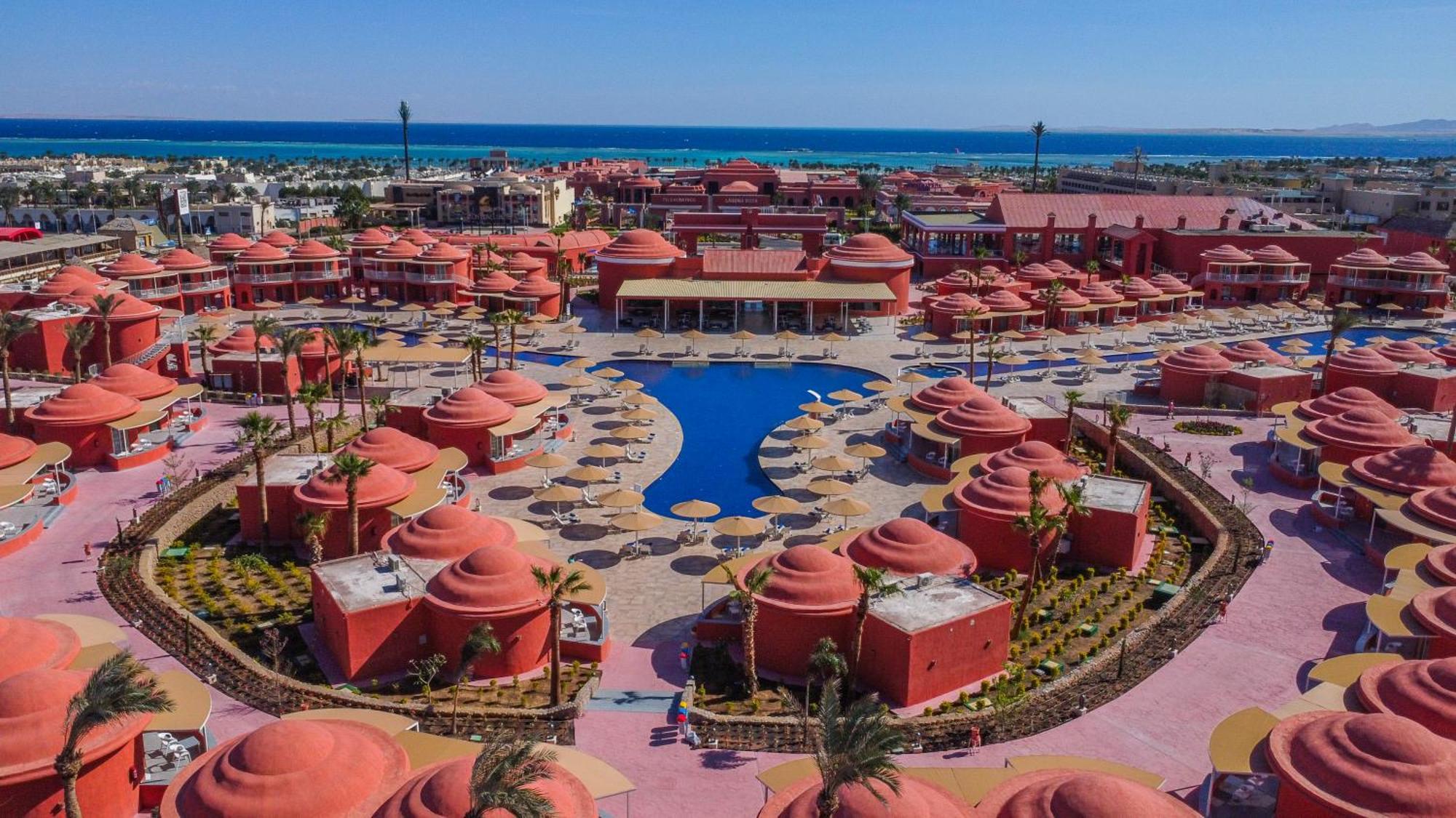 Pickalbatros Laguna Club Resort Sharm El Sheikh Exterior photo Aerial view of the resort