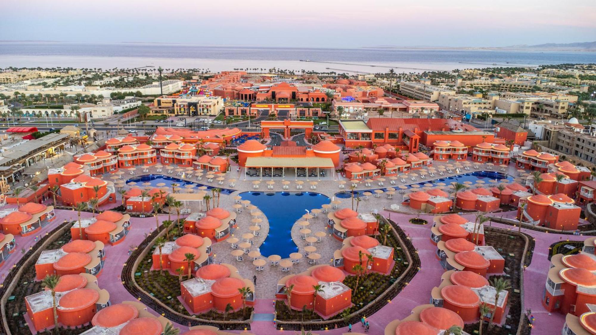 Pickalbatros Laguna Club Resort Sharm El Sheikh Exterior photo Aerial view of the resort