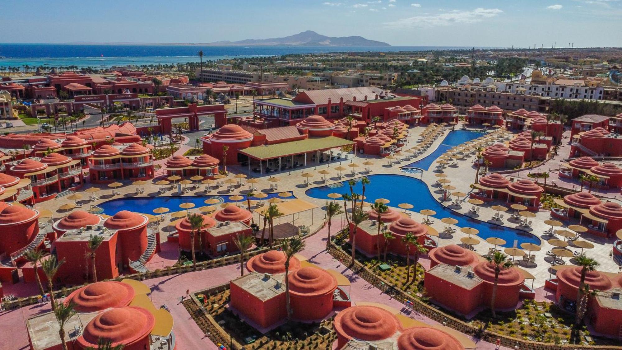 Pickalbatros Laguna Club Resort Sharm El Sheikh Exterior photo Aerial view of the resort